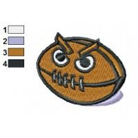 Evil Ball Embroidery Design